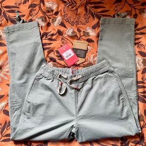 Topo Designs Dirt Pants NWT M